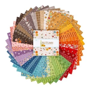 Charm Pack 5" Stacker 42pc Riley Blake "Autumn" by Lori Holt - Picture 1 of 2