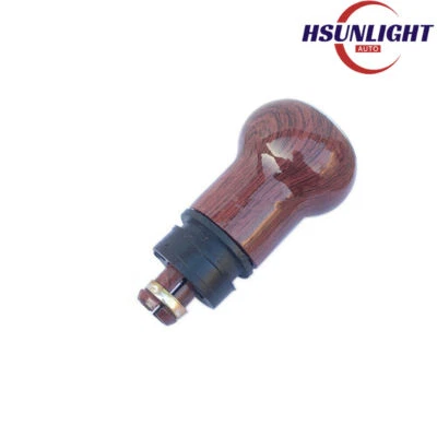 Pomo de cambio de palanca de cambios de caoba de 5 velocidades para Audi 1998-2000 A4 B5 1998-2001 A6 C5 Foto 1 de 2