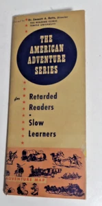 Serie American Adventure para lectores retrasados aprendices lentos mapa de aventura 1945 - Imagen 1 de 3