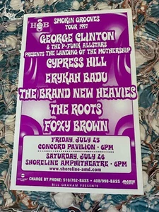 George Clinton & the P-Funk All-Stars Poster 11" x 17" ORIGINAL Smokin Grooves - Bild 1 von 5