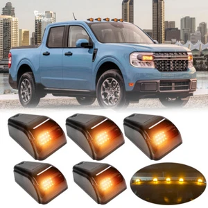 Luces LED de cabina 5 piezas luz marcadora ámbar inalámbrica alimentada por energía solar para Ford Maverick - Imagen 1 de 16