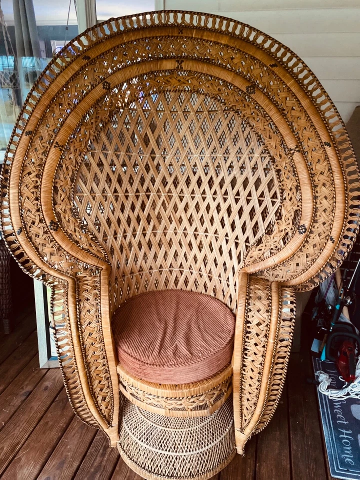 Silla Mid Century Cobra Peacock Foto 1 de 1