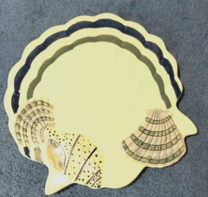 PFALTZGRAFF Ocean Breeze 8" Sea Shell Footed Trivet - Picture 1 of 4