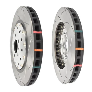 Audi RS6 RS7 C7 Front Brake Discs Grooved 390mm DBA 5000 T3 Slotted x2 - Picture 1 of 7