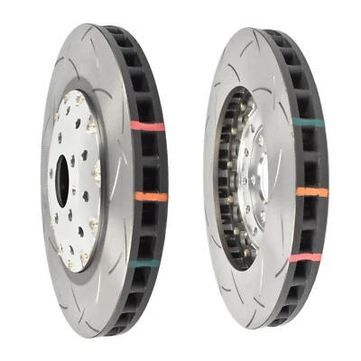 Audi RS6 RS7 C7 Front Brake Discs Grooved 390mm DBA 5000 T3 Slotted x2 - Image 1 of 4