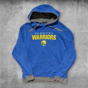 Golden State Warriors NBA Basketball Blue Pullover Hoodie Size XL - Picture 1 of 3
