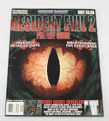 Resident Evil 2 Perfect Guide Strategy Versus Books! Great Condition! Rare! - Image 1 of 4