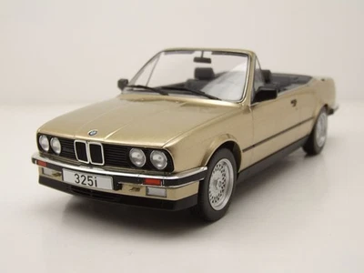 BMW 325I Cabrio E30 1985 Beige Metallizzato Modellino 1:18 MCG - Immagine 1 di 4