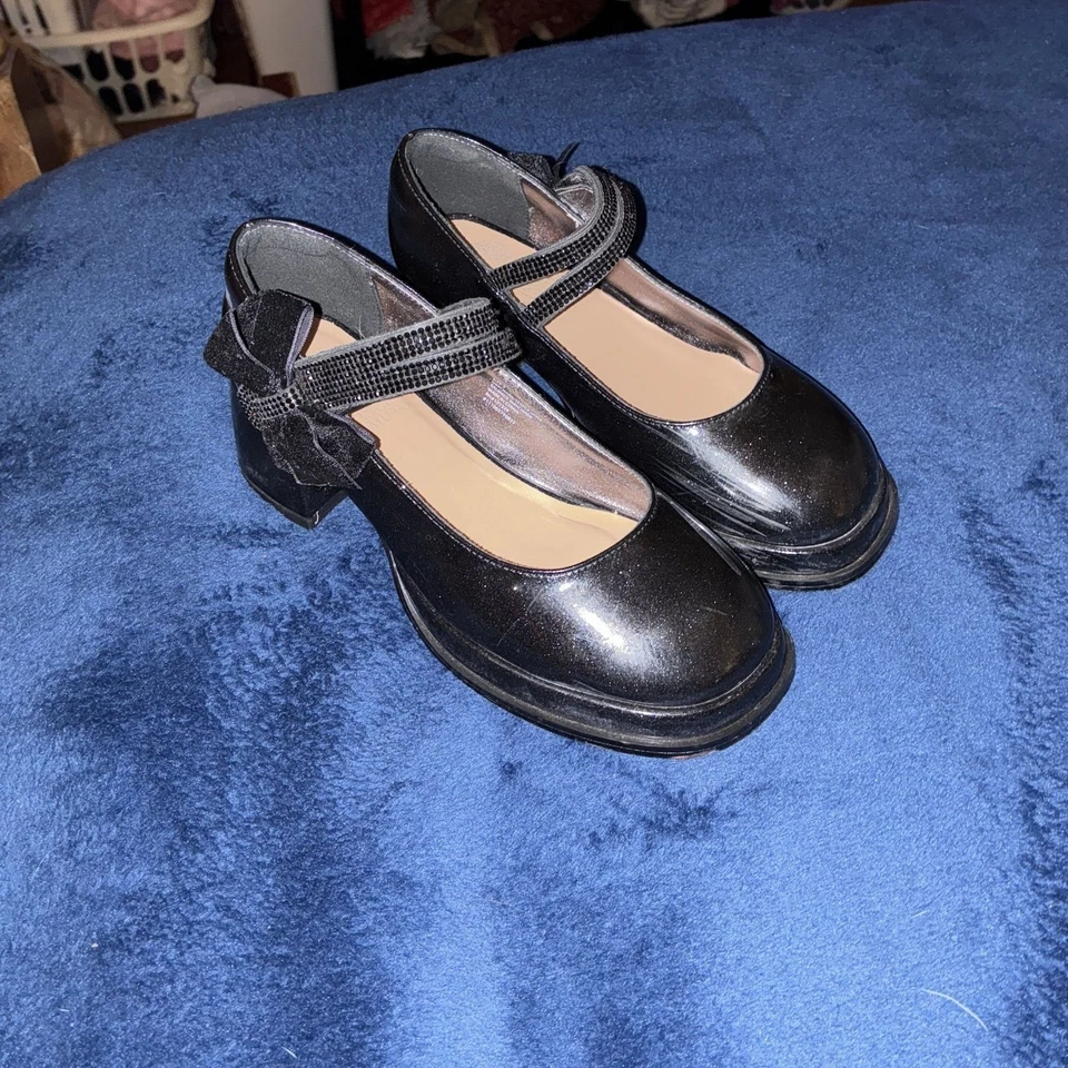 Vince Camuto Vinica Mary Jane Flat Black Shoes youth 3 - Image 1 of 3