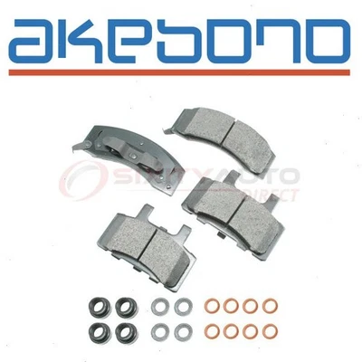 Akebono Pro-ACT Front Disc Brake Pad Set for 1988-2000 Chevrolet K3500 - gf Foto 1 de 4