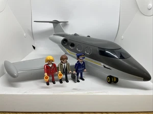 Playmobil 5619 City Life Privatjet Flugzeug mit Pilot + Passagiere 95% komplett - Bild 1 von 8