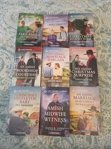 2025 Love Inspired Romance Books Lot Of  12 LARGER PRINT - Bild 1 von 1