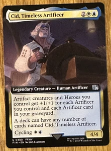 Magic The Gathering Final Fantasy, Cid, Timeless Artificer 0480 - Arte extendido - Imagen 1 de 1