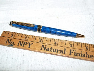 Caneta esferográfica Waterman laca azul Expert (B40) - Imagem 1 de 3