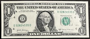 2017 A Uncirculated Cleveland $1 Bill Mis-stamped 8 Green Ink Error Note - Picture 1 of 2