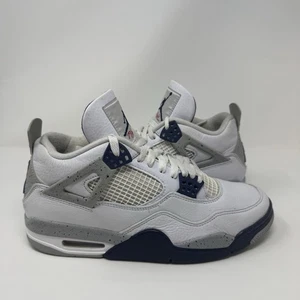 Nike Air Jordan 4 Retro Mid Midnight Azul Marino Talla 9.5 DH6927-140 OG IV Zapatos de Cemento - Imagen 1 de 12