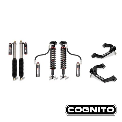 Cognito 2.5" Elite Leveling Kit w Elka 2.5 Reservoir Shocks 15-20 Ford F-150 4WD - Imagem 1 de 4