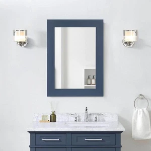 Sonoma 22 in. W x 30 in. H Rectangular Framed Wall Mount Bathroom Vanity Mirror - Picture 1 of 7