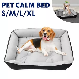 Pet Bed Dog Bed Cat Calming Floor Mat Sleeping Comfy Soft Washable Extra Large - Picture 1 of 13