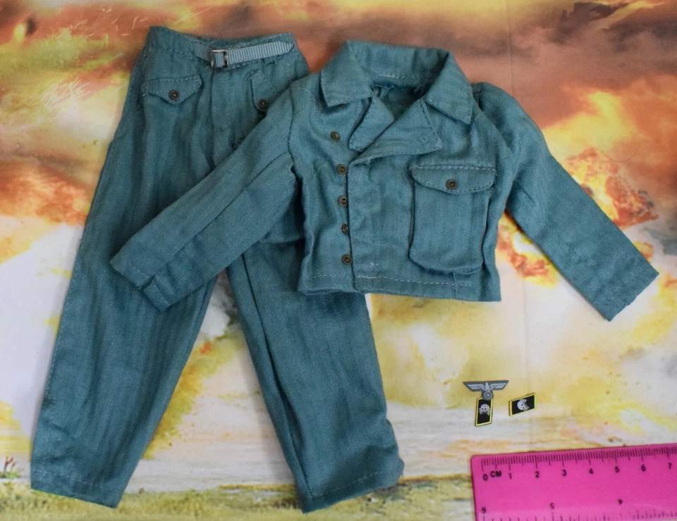 1/6 Scale Dragon WW II German HBT Jacket & Trousers From Baldur 70305 - Image 1 of 1