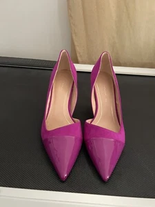 Zara Trafaluc Cut Out Suede with Patent Toe Cap - Picture 1 of 4