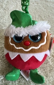 NUEVO Ty Baby Gorros FRUITCAKE Vacaciones Pan de Jengibre Hombre 3.5" Adorno Juguete de Peluche - Imagen 1 de 6