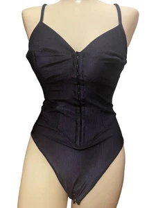 La Perla RARE NWT Corseteria Malazia Midnight Blue/USA XL (38) Made Italy - Picture 1 of 6