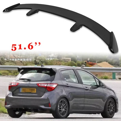 51.6'' Carbon Rear Trunk Window Roof Spoiler Wing Lip For Toyota Yaris Hatchback - Image 1 of 4