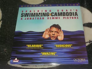 Swimming To Cambodia NEW SEALED Widescreen Laserdisc LD Spalding Gray FreeShip30 - Imagen 1 de 2