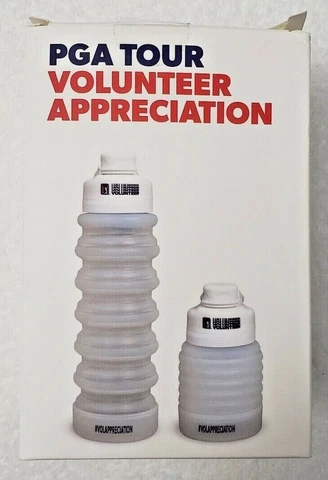 PGA tour Volunteer #appreciation Expanding water bottle NEW Cover