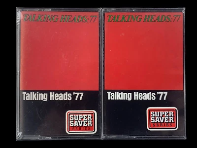 SEALED, Talking Heads '77, 2 x audio cassette, 1st & 2nd editions, US, 1977 Foto 1 de 4