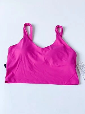 Regata Lululemon Feminina Align Rosa tamanho EUA 14 Reino Unido 18 Modelo # LW1DUDS SNCP - Imagem 1 de 4