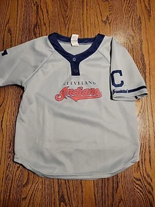Franklin Cleveland Indians Shirt baseball MLB Youth Medium Top T-Shirt Tee - Picture 1 of 6