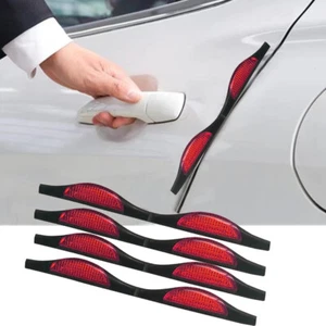 4pcs Car Door Edge Guard Strip Scratch Protector Anti-Collision Side Trim Guard - Picture 1 of 12