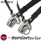 Stainless Steel Strap-on Chastity Cage Metal with Pu Restraint Chastity Device