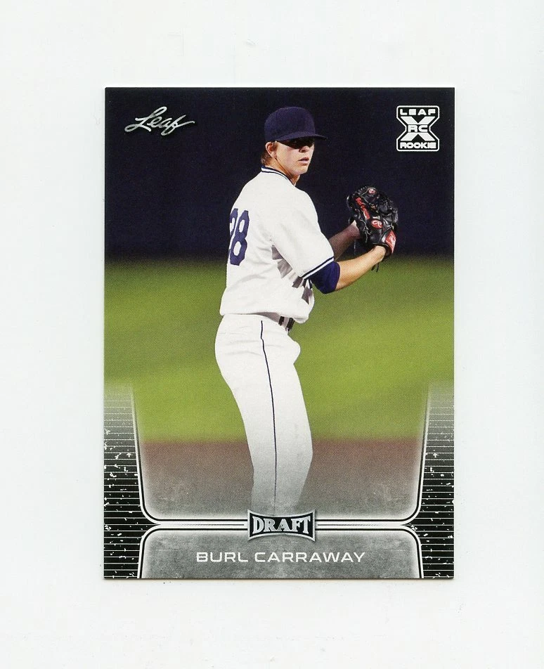 #TN07471 BURL CARRAWAY Draft 2020 Leaf Minor League Card - Image 1 of 1