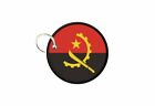 Holder Keys Flag Angola Angolan Printed Round Roundel