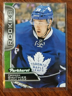 2016-17 Parkhurst Hockey NHL Rookies #359 Frederik Gauthier Toronto - Image 1 of 2