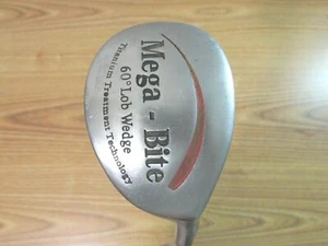 MEGA BITE 60 DEGREE WEDGE PRECISION STEEL SHAFT  - Picture 1 of 9