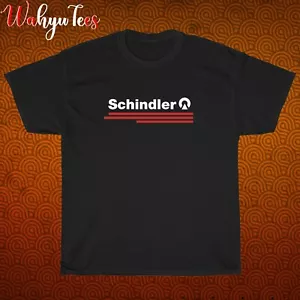 New Schindler Elevator Logo Black/Grey/Navy/White Size S-5XL Unisex T-Shirt - Picture 1 of 8