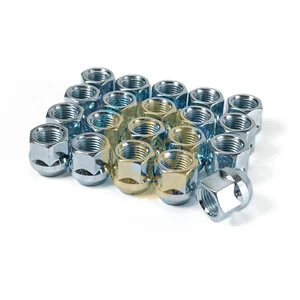 20Pcs 1/2"X20 Wheel Nut For Jeep CJ5 Open End Lug Nuts Bulge Acorn - Picture 1 of 2