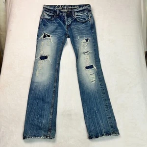 Cult of Individuality Hagen Relaxed Selvedge Distressed Button-Fly Jeans W32 L34 - Bild 1 von 16