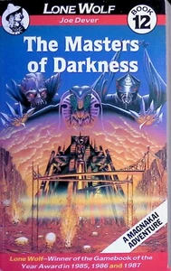 Joe Dever - Lone Wolf 12 - The Masters of Darkness - 1./1. Edition - A-/A/A- - Picture 1 of 11