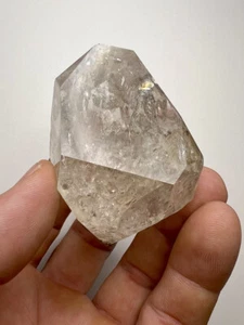 Beautiful 62mm Herkimer Diamond, Great Clarity & Luster, Rainbows, Light Smokey - Picture 1 of 9