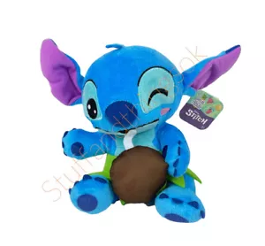 Disney Lilo & Stitch Coconut Blue Alien Plush Doll Stuffed Toy 7" NEW - Picture 1 of 2