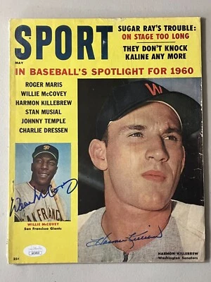 KILLEBREW / MCCOVEY SIGNED 1960 SPORT MAGAZINE JSA AUTHENTIC AUTO  - Image 1 of 2