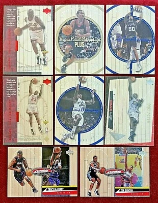 1998 Upper Deck Hardcourt Holding Court Jordan Advantage Iverson Plus Miller - Image 1 of 2