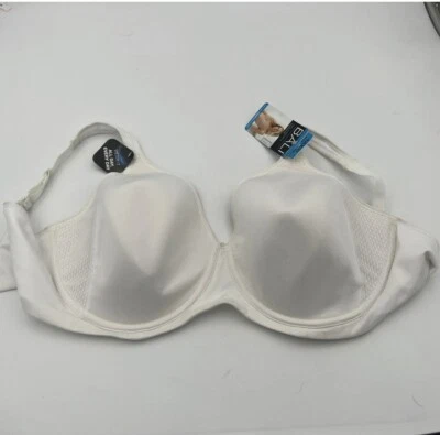 Bali 6567 Active Classic Coverage Underwire Bra 42DDD White new with tags - Image 1 of 3