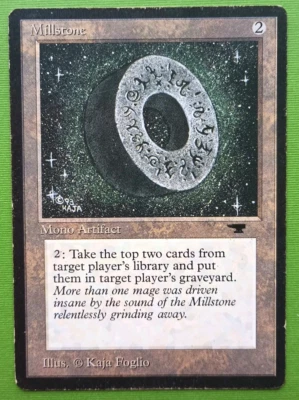 Magic the Gathering MTG Antiquities MILLSTONE MP  U 1994 Vintage! - Image 1 of 2