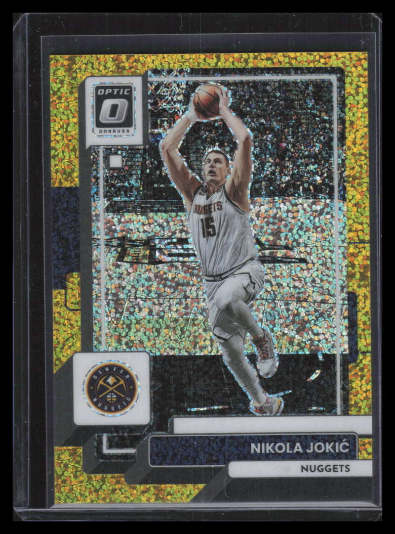 2022-23 Donruss Optic Gold Sparkle Refractor 48 Nikola Jokic 15/24